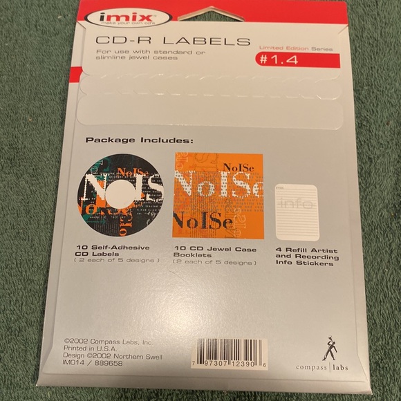 NWT CD-R Labels by imix - Picture 2 of 2